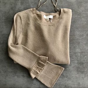 Michael Kors Ruffle Sleeve Sweater